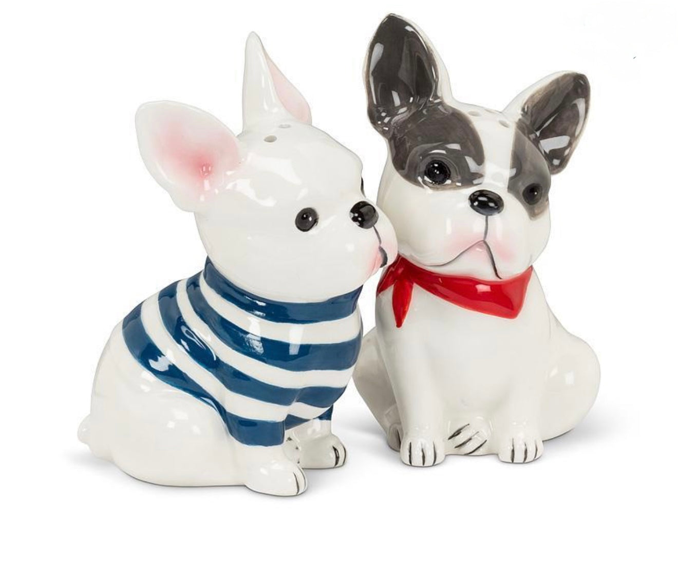 Frenchies Salt and Pepper Shakers