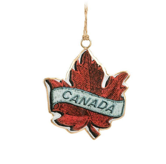 Canada Tin Ornament