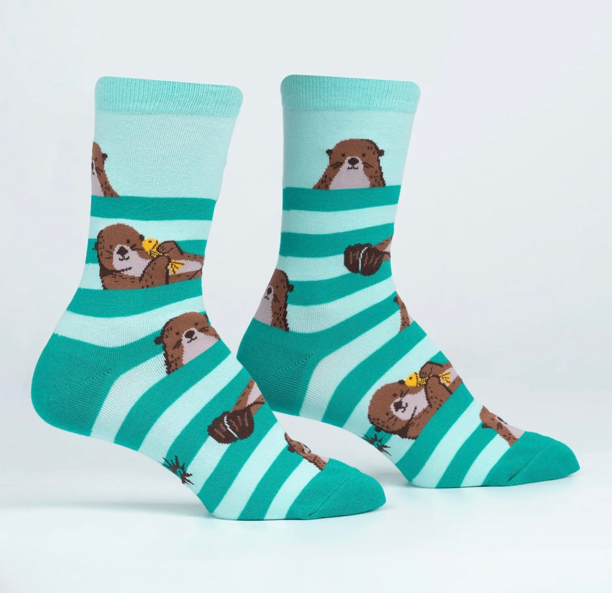 SOCK IT TO ME Women’s Crew Socks Otters