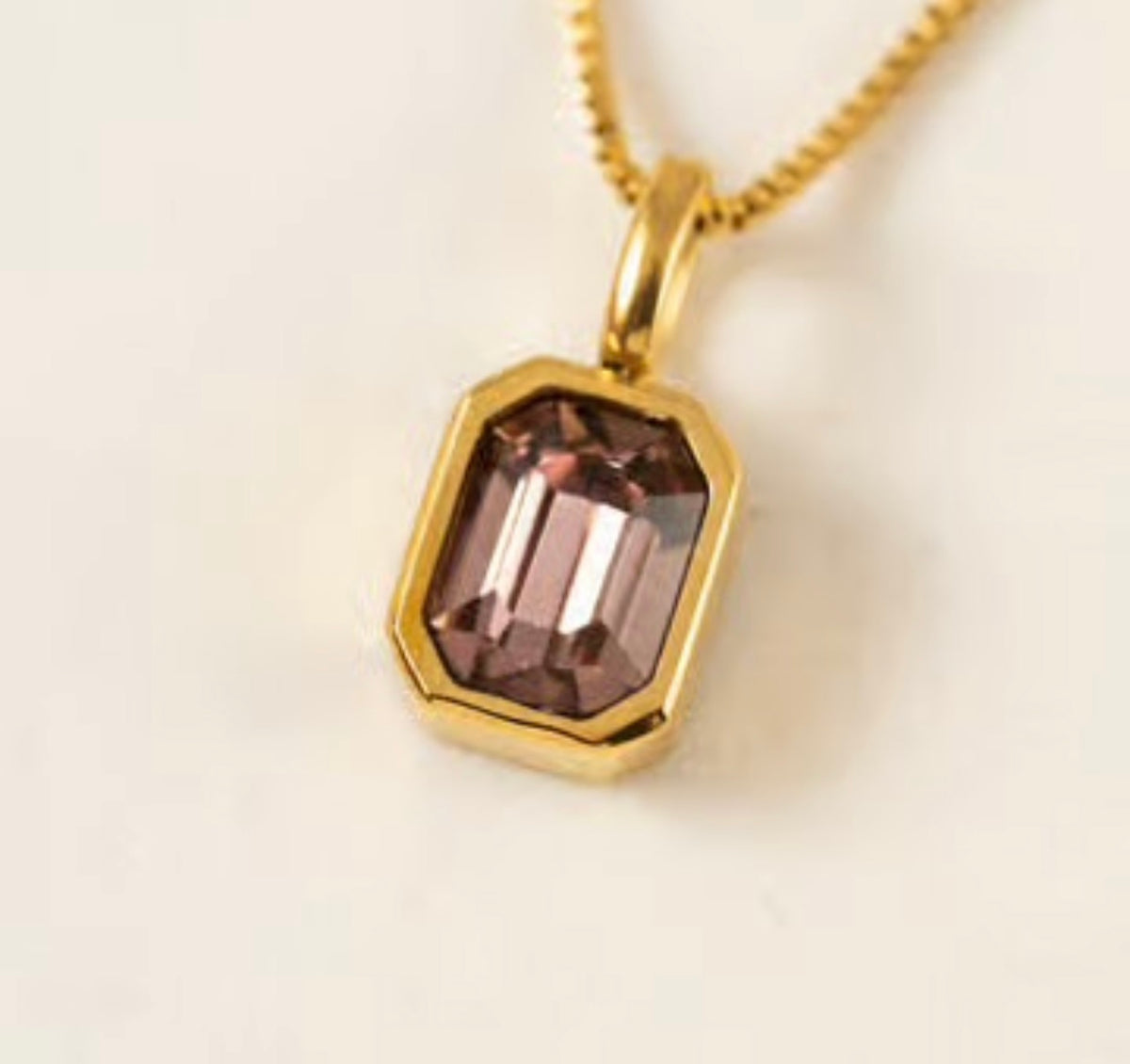 Lover’s Tempo Birthstone Gold Necklace