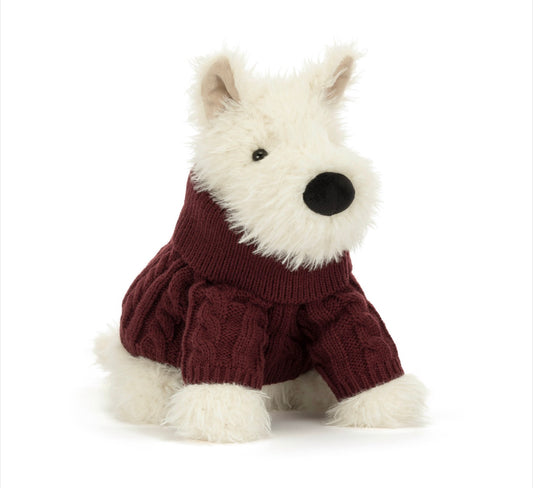 JellyCat Munroe Scottie Winter Jumper