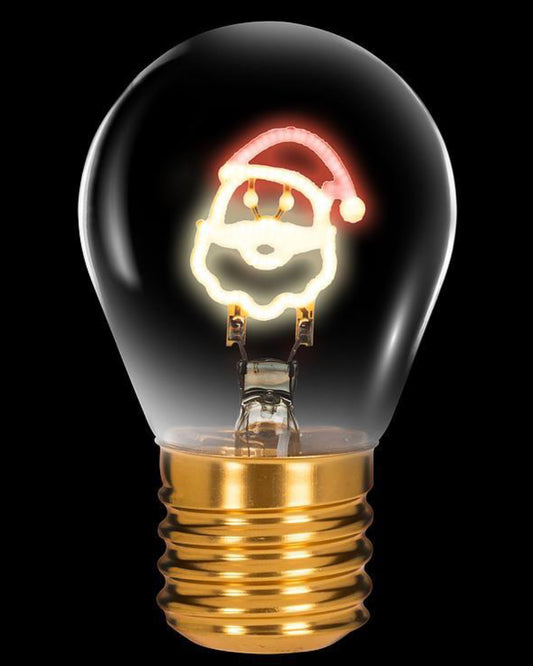 LED Mini Santa Neon Light