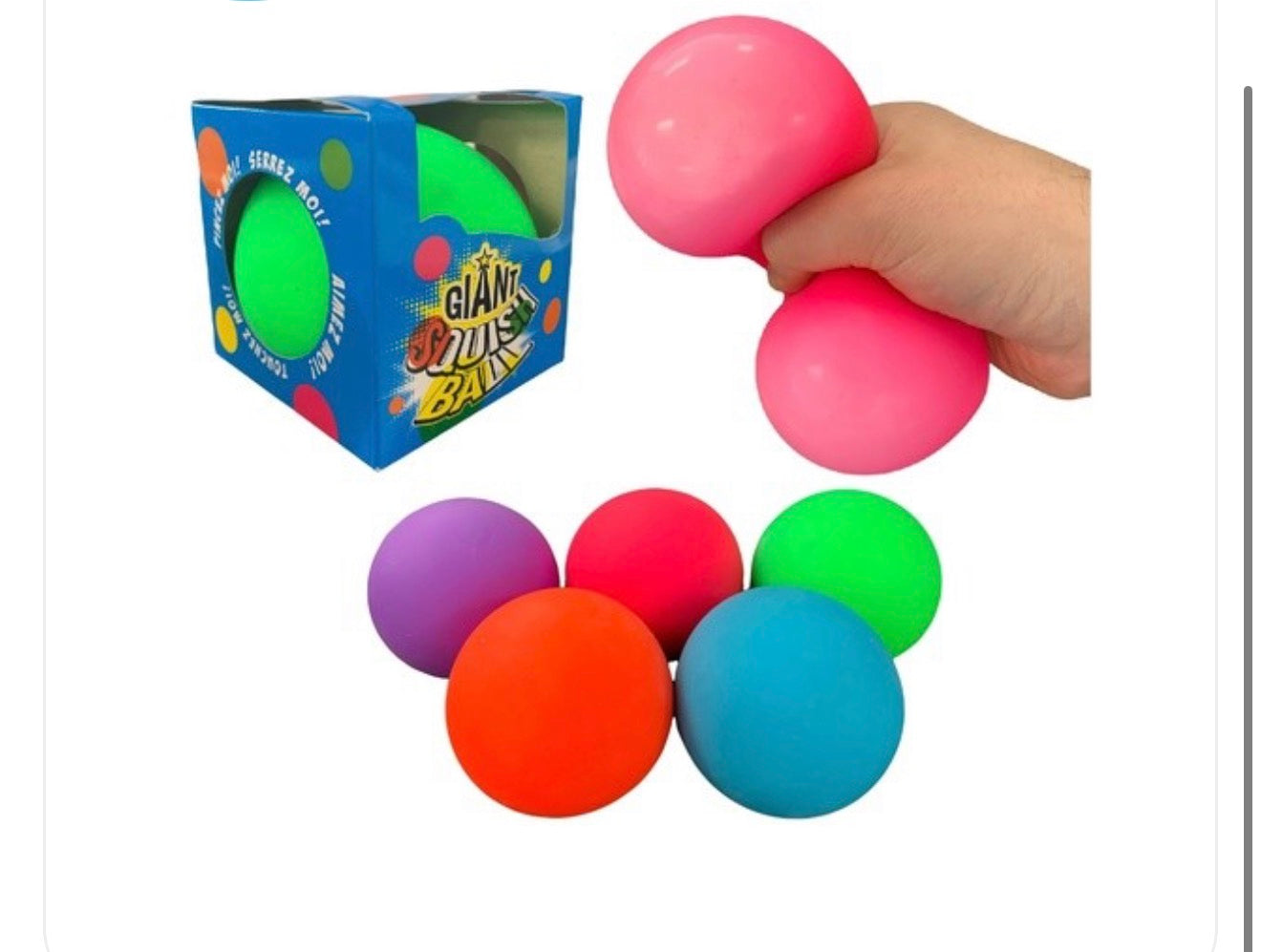 Jumbo Squish Ball