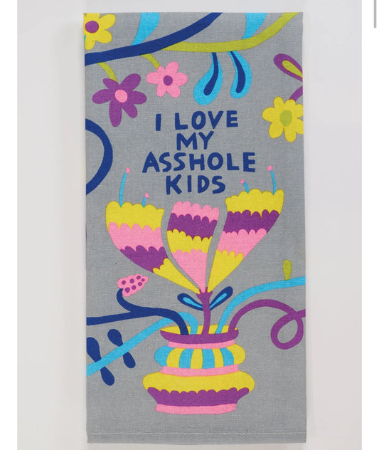 Blue Q Love My Kids Dish Towel