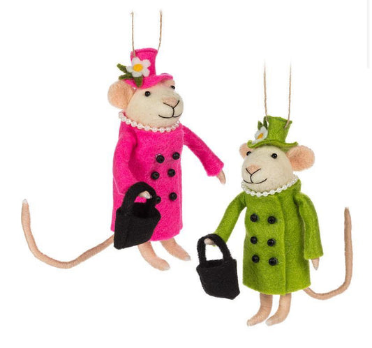 Queen Mouse Ornament