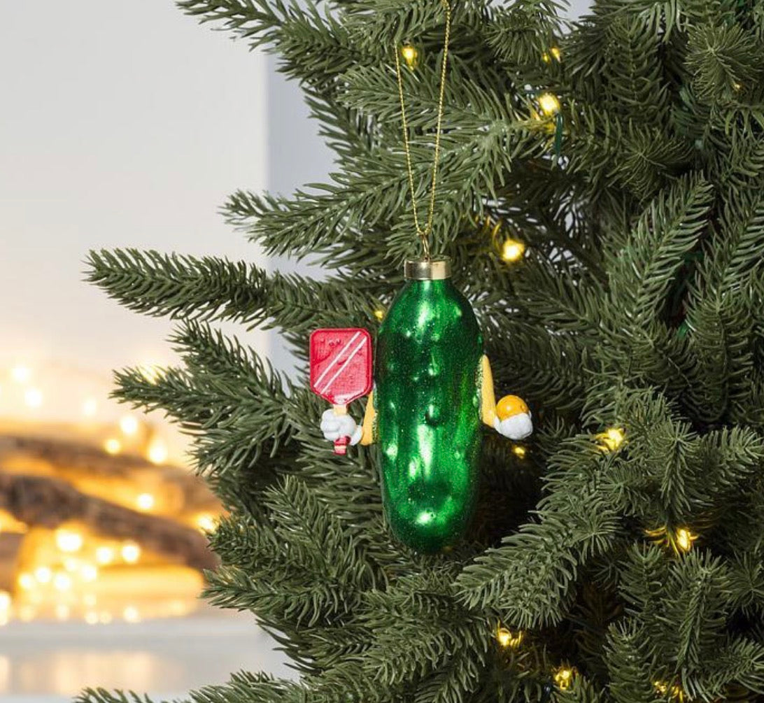 Pickle PickleBall Ornament