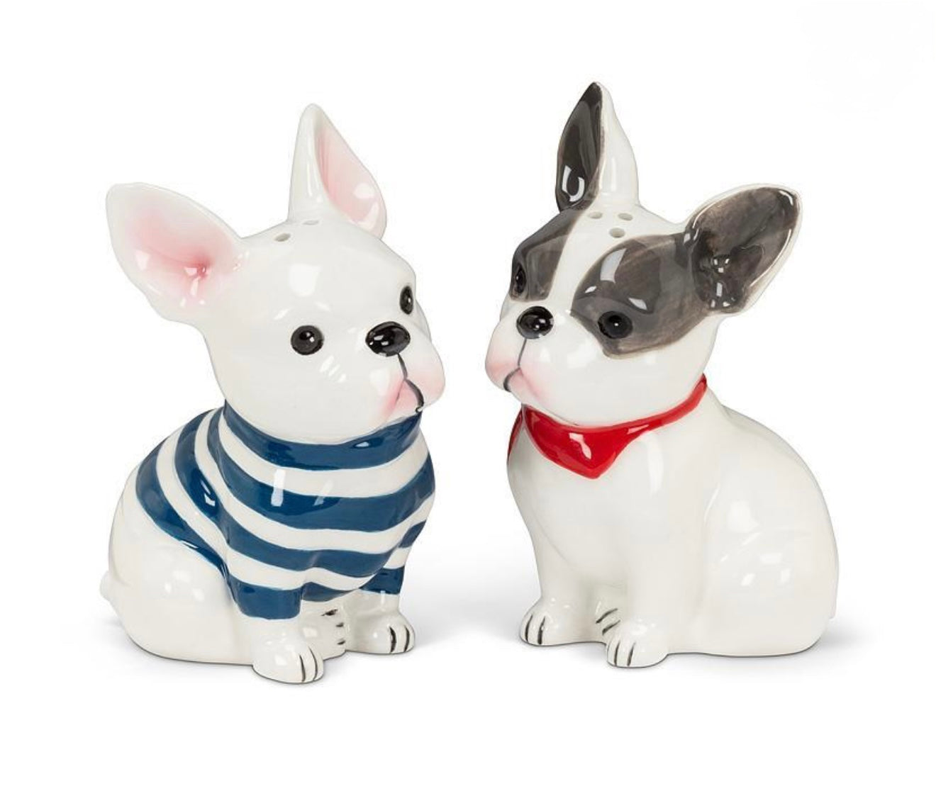 Frenchies Salt and Pepper Shakers