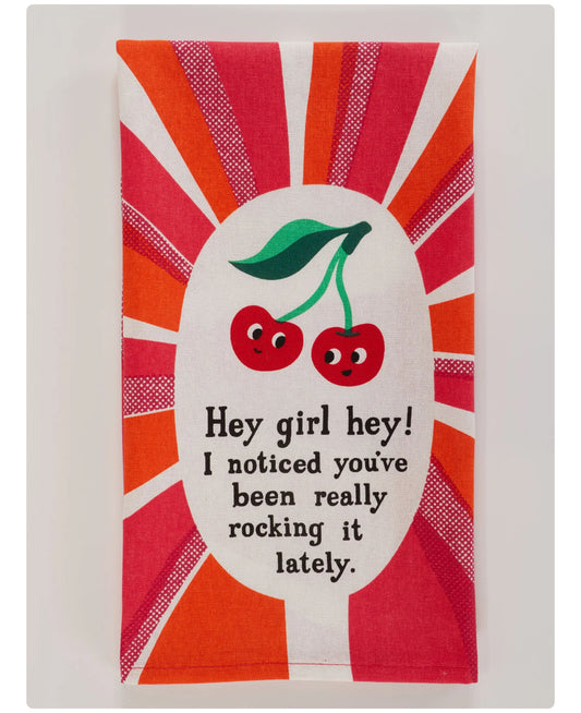 Blue Q Hey Girl Tea Towel