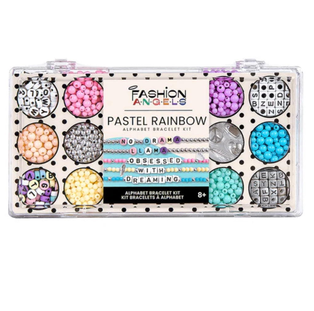Fashion Angel Pastel Rainbow Alphabet Bracelet Kit