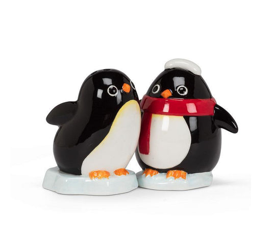 Holiday Penguins Salt & Pepper Shakers