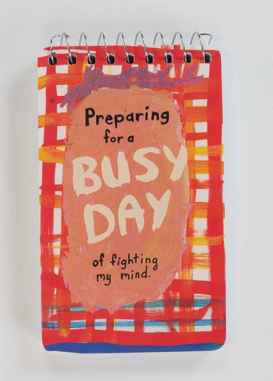 Blue Q 3x5 Spiral Notepad Busy Day