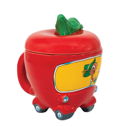 Unemployed Philosophers Guild 
Richard Scarry Lowly Worm Applecar Mug