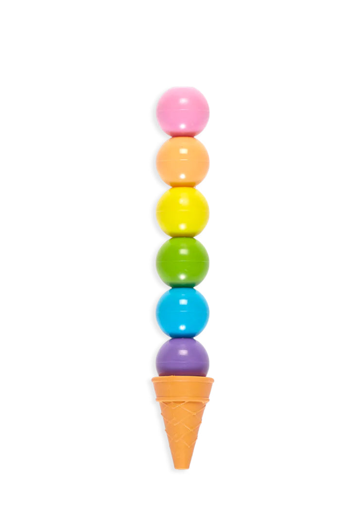 Ooly IceCream stackers Crayons