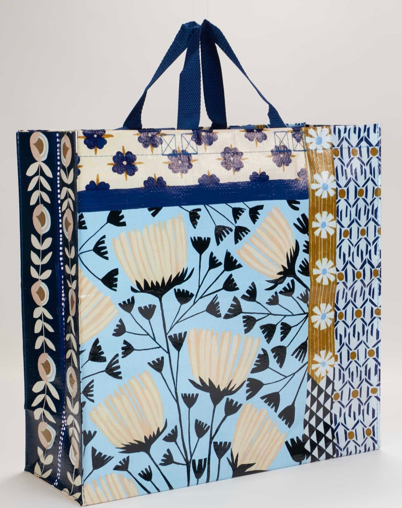 Blue Q Shopper Blue Patchwork