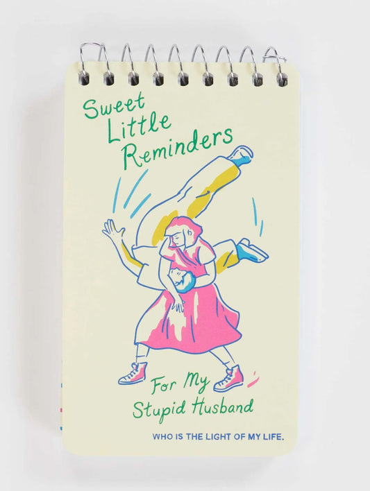 Blue Q 3x5 Spiral Notepad Sweet Little Reminders