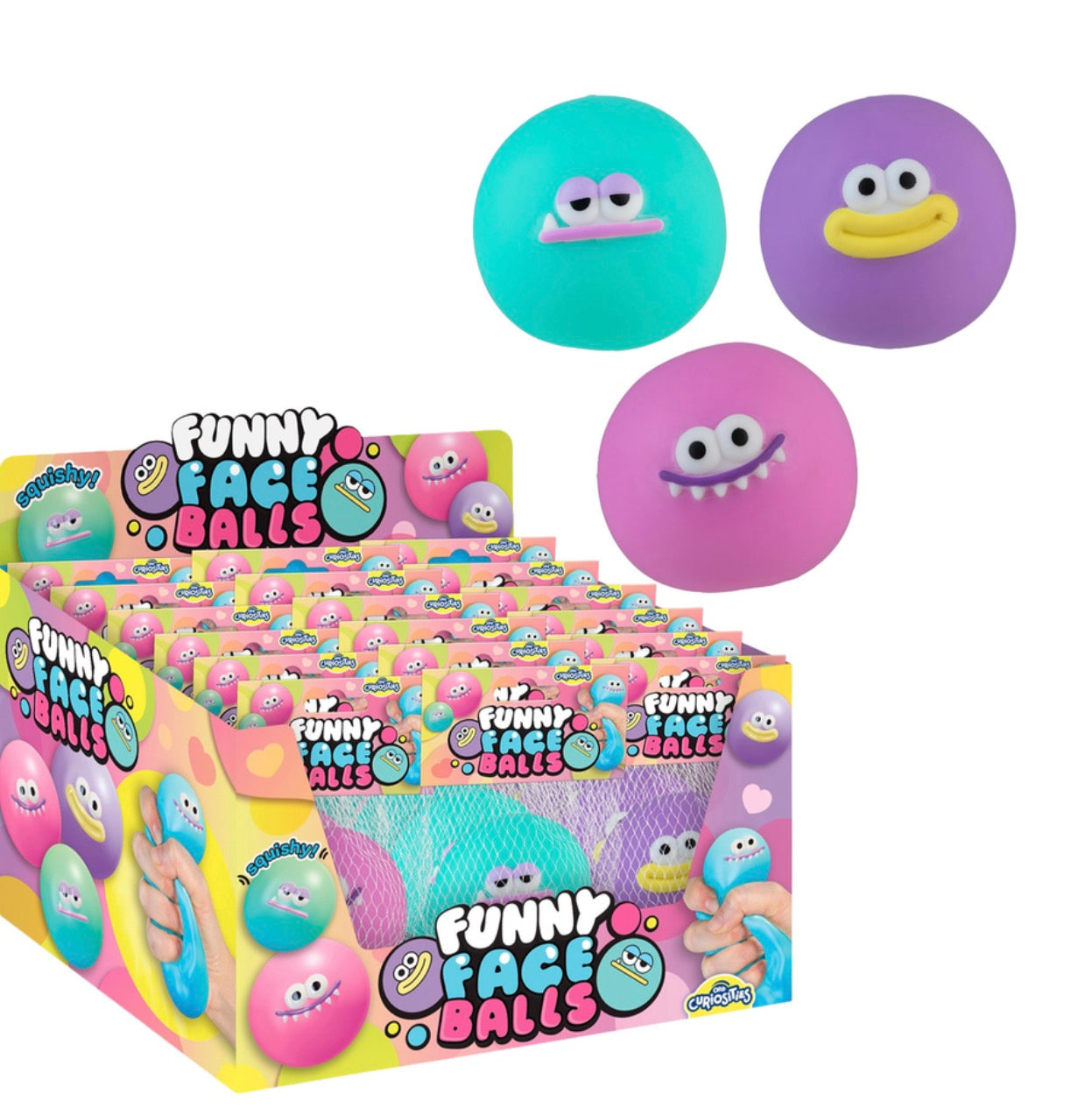 Smooshies Funny Face Balls