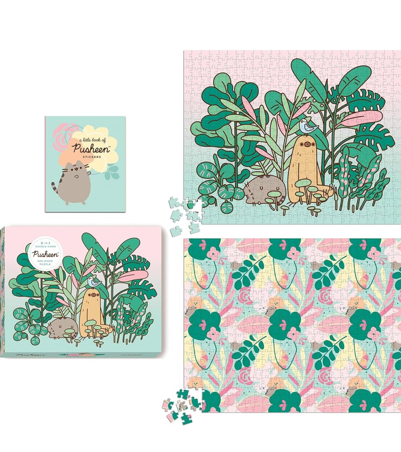 Pusheen 2 in 1 double sided Puzzle 500 pc