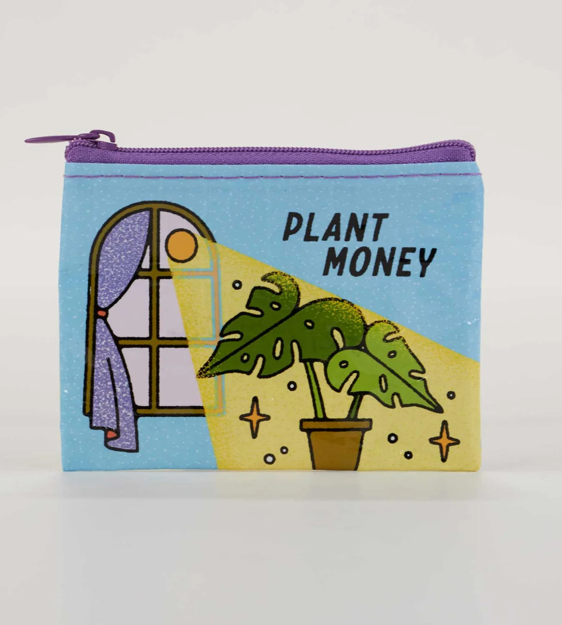 Blue Q Plant Money Coin Purse