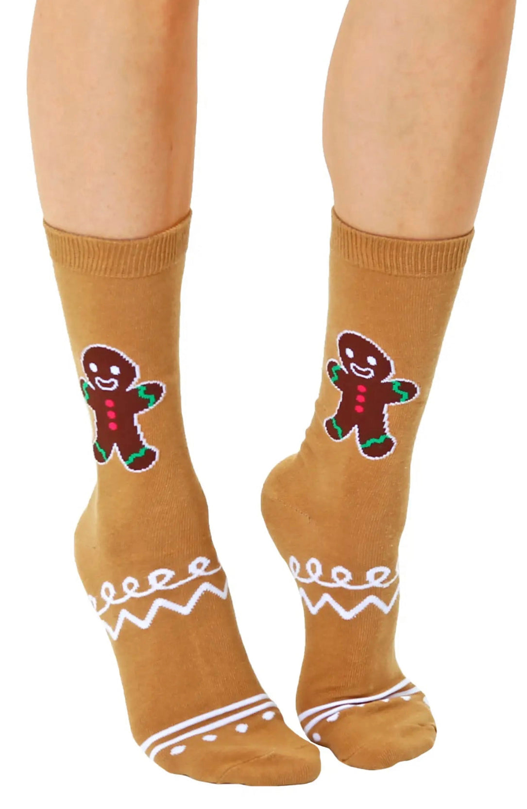 Living Royal Gingerbread Man Socks