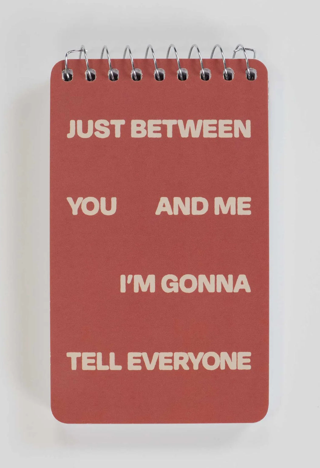 Blue Q 3x5 Spiral Notepad Tell Everyone