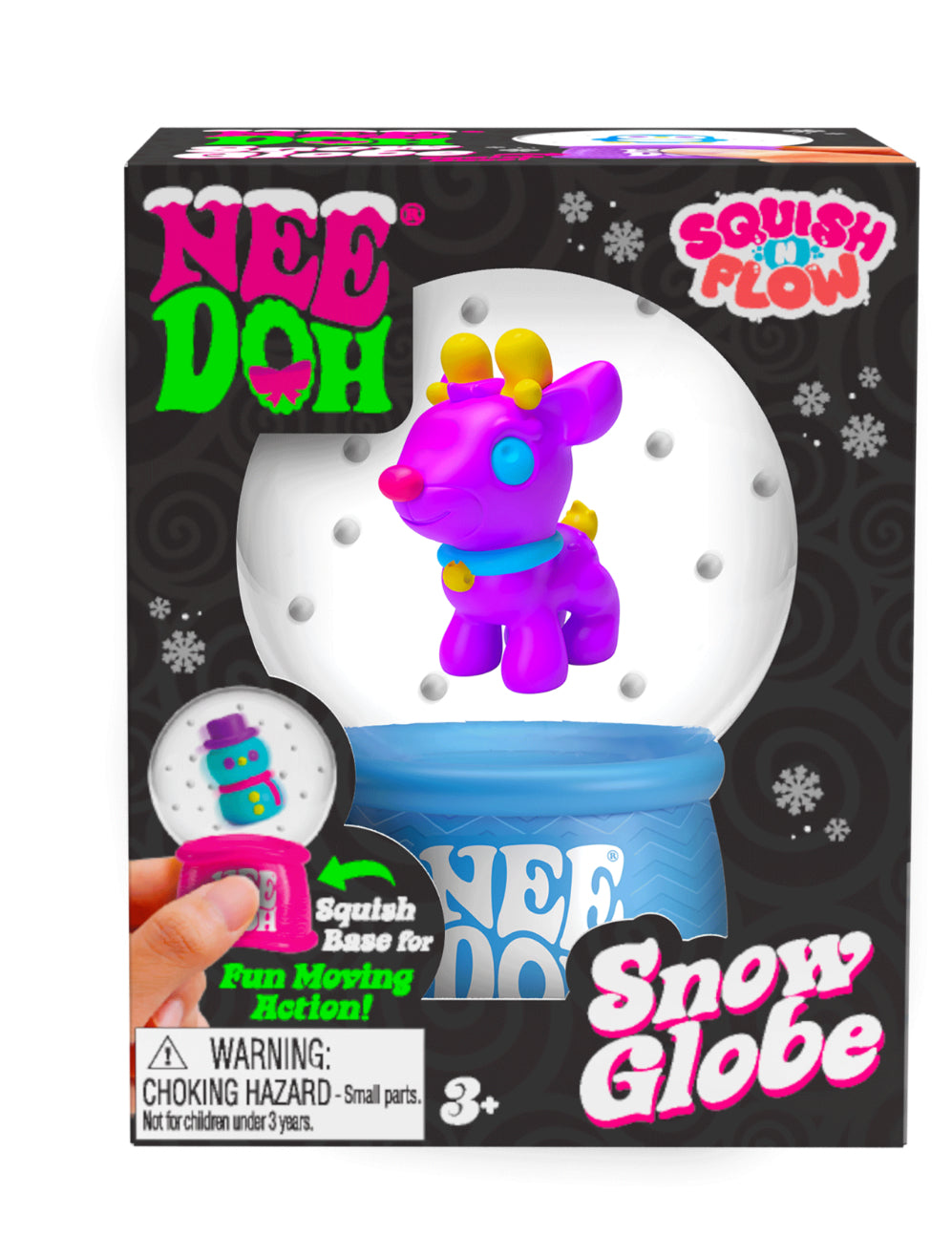 Nee Doh Squishmas Squish n Flow Snow Globe