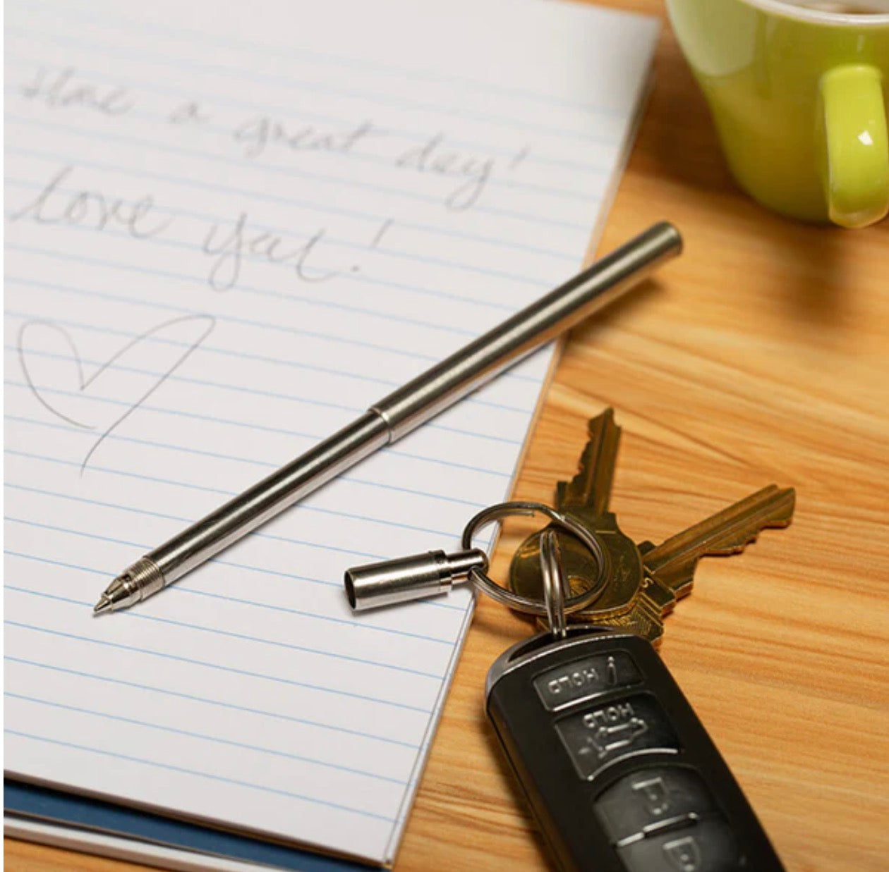 Kikkerland Telescopic Pen on Keychain