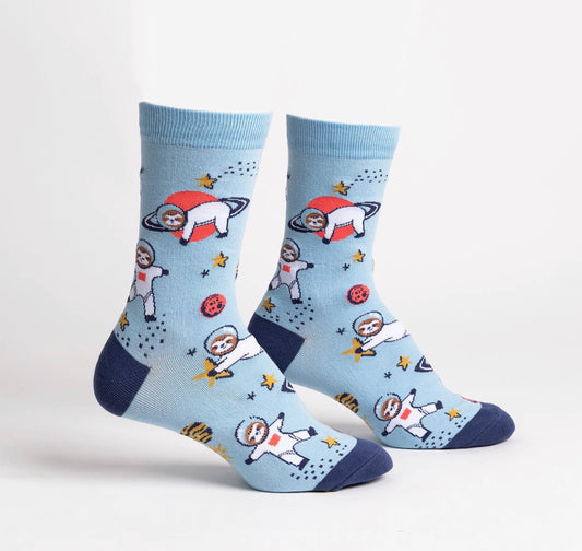 SOCK IT TO ME Women’s Crew Socks Slow Gravity Sloths