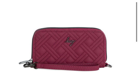 Lug Whirly Matte RFID Wallet Wristlet