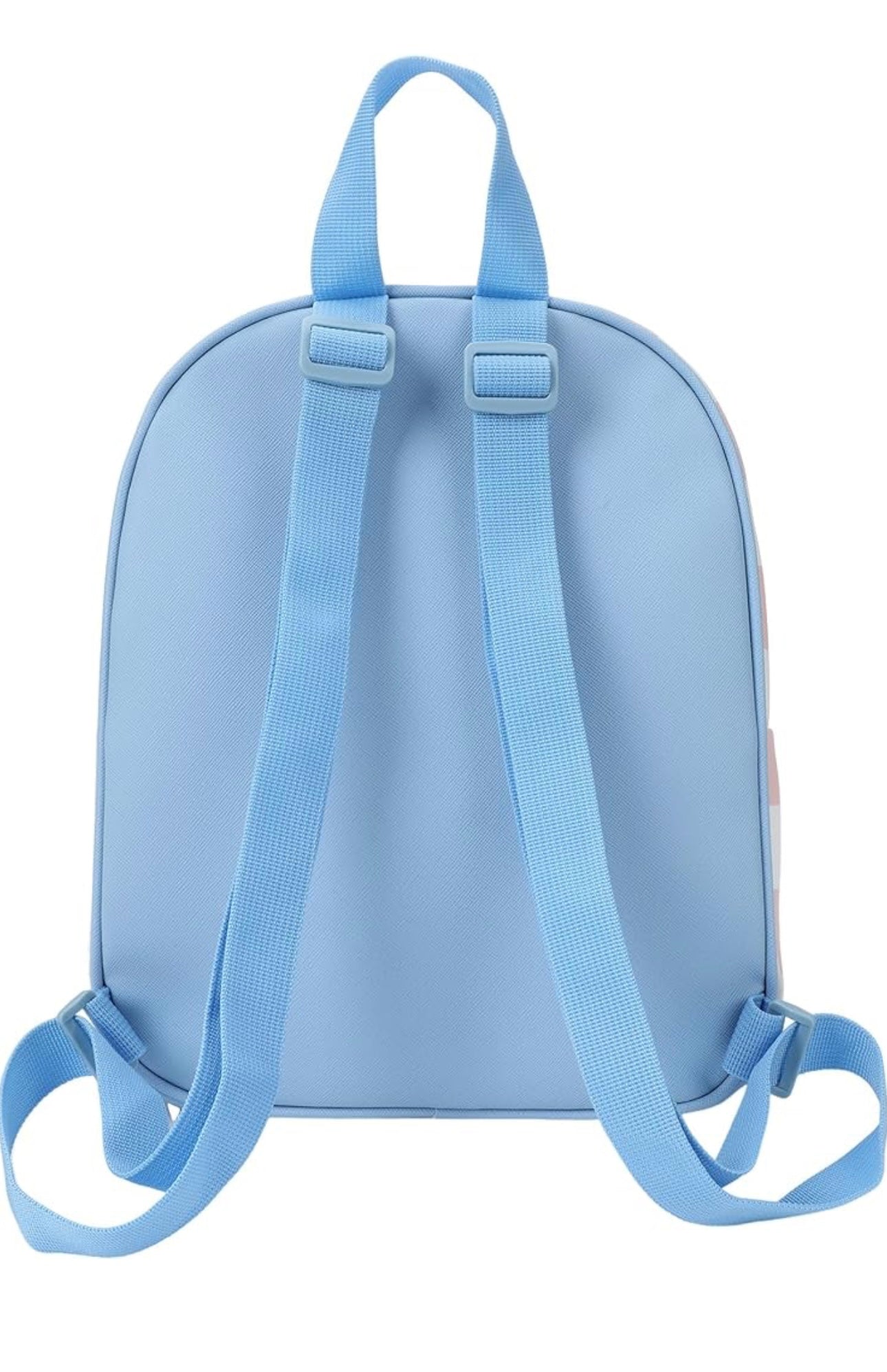 Baby blue pink backpack best sale