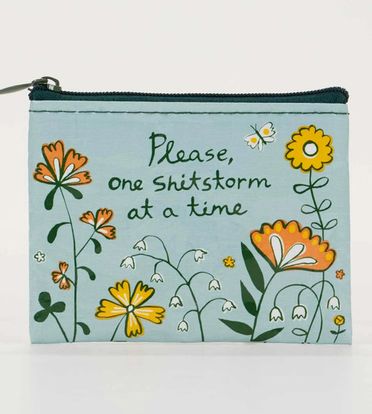 Blue Q Shit Storm Coin Purse
