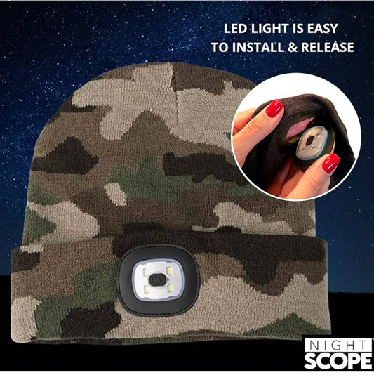 NIGHT SCOPE EXPLORER LED BEANIE
