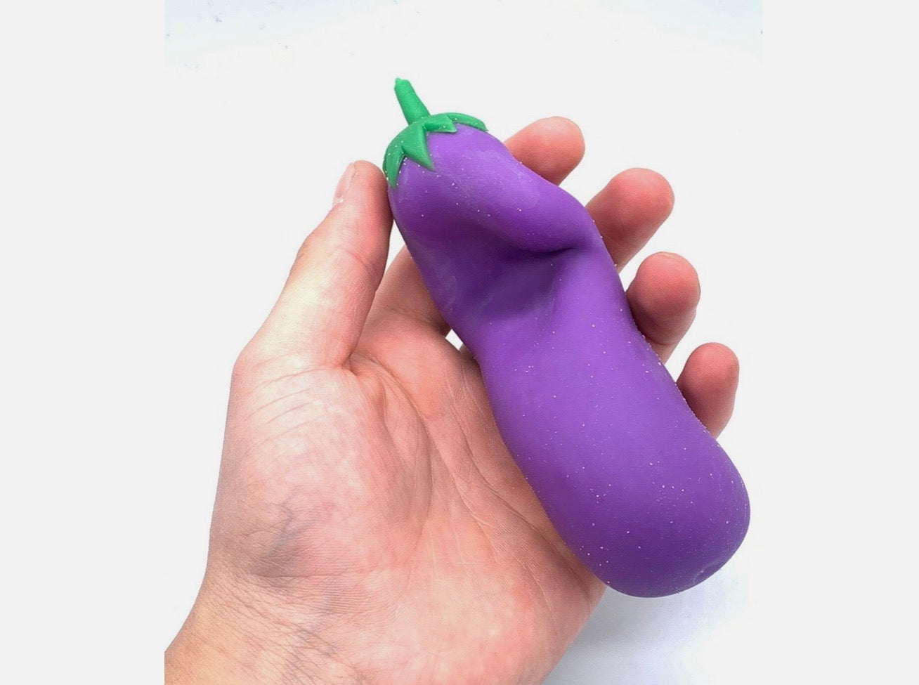 Squishy Stretchy Mini Eggplant Toy