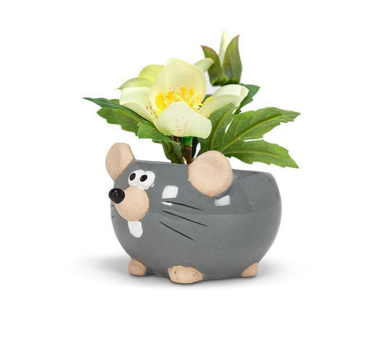 Grey Mouse Planter