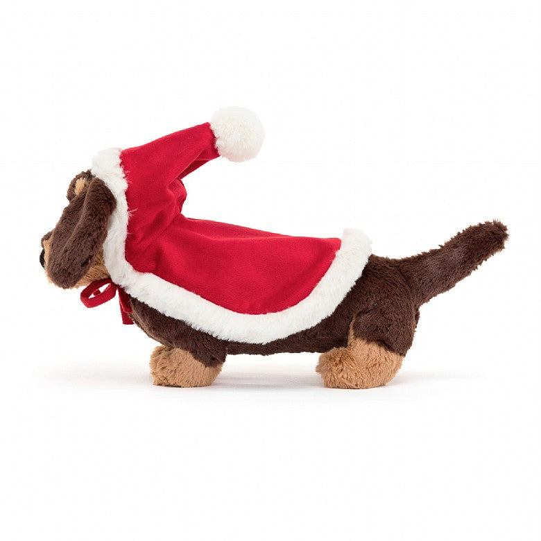 JellyCat Winter Warmer Otto Sausage Dog