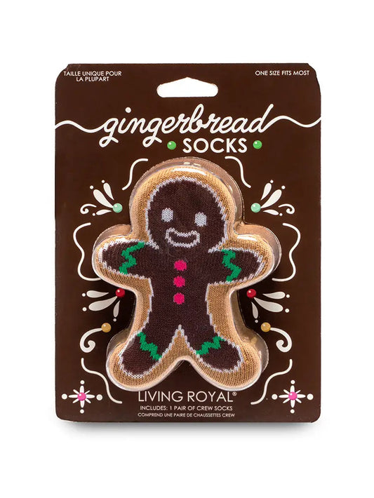 Living Royal Gingerbread Man Socks
