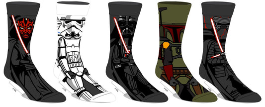 Star Wars Empire Men’s Crew 5 Pack Socks