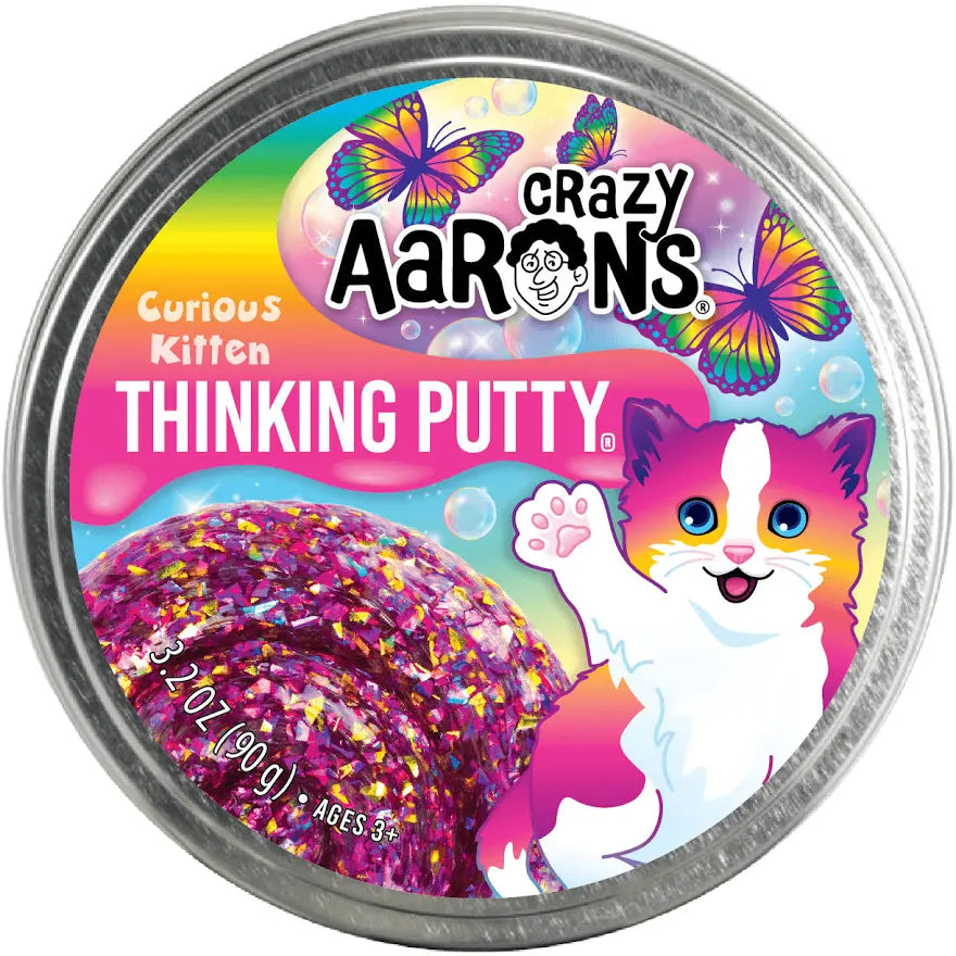 Aarons Curious Kitten Thinking Putty