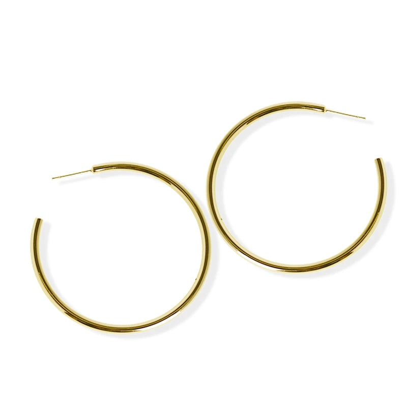 jj+rr Large Slim Hoop Earring
