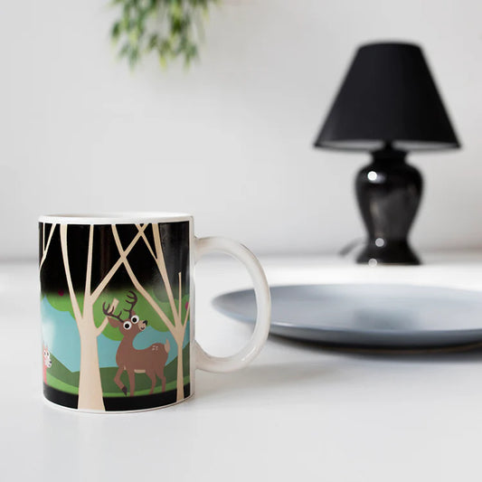 Kikkerland Woodland Morph Mug