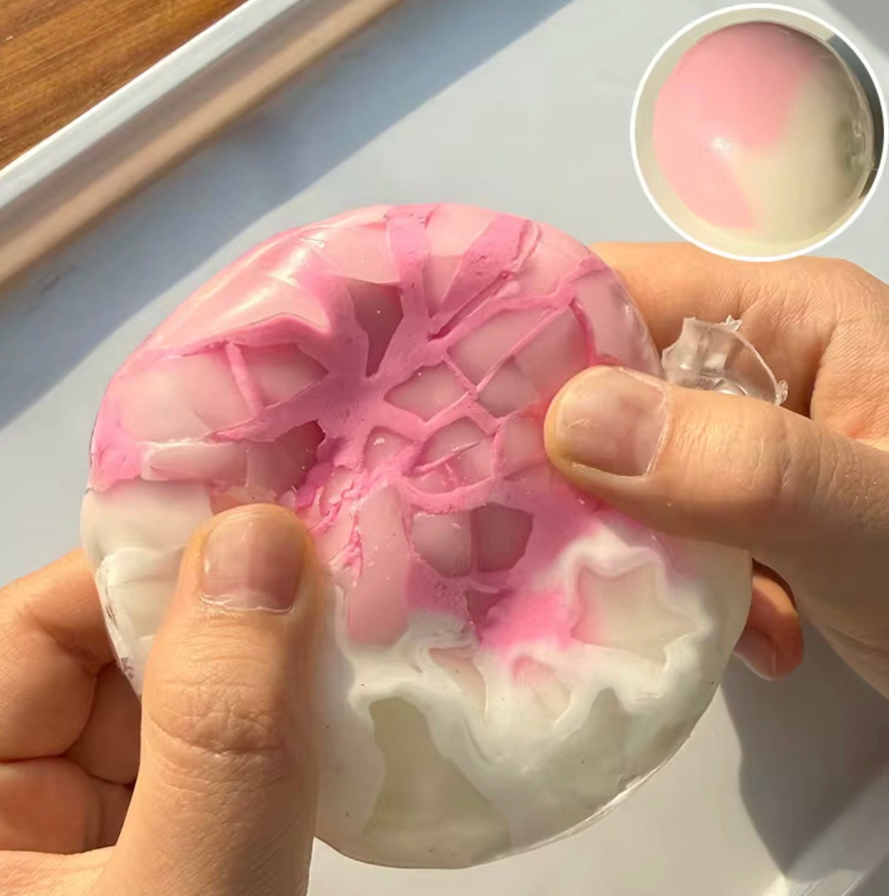 Wax Shell Squishy Ball
