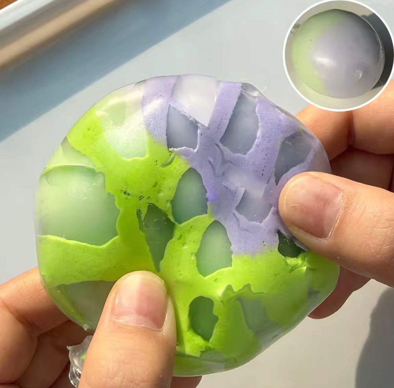 Wax Shell Squishy Ball