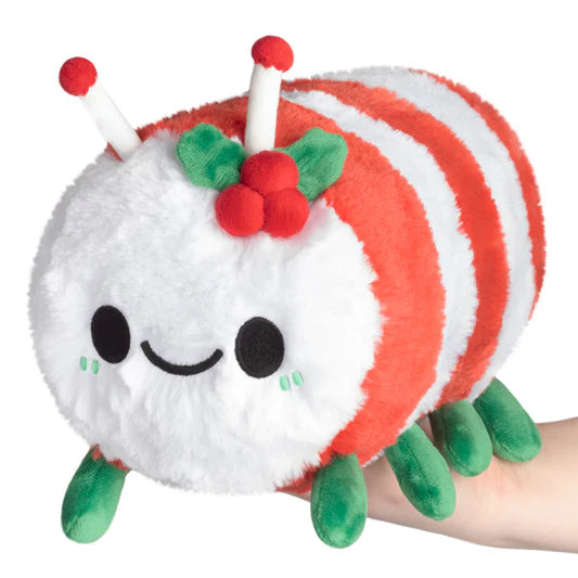 Mini Squishable Festive CandyCane Caterpillar