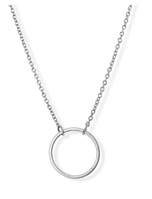 jj+rr Eternity Open Circle Necklace
