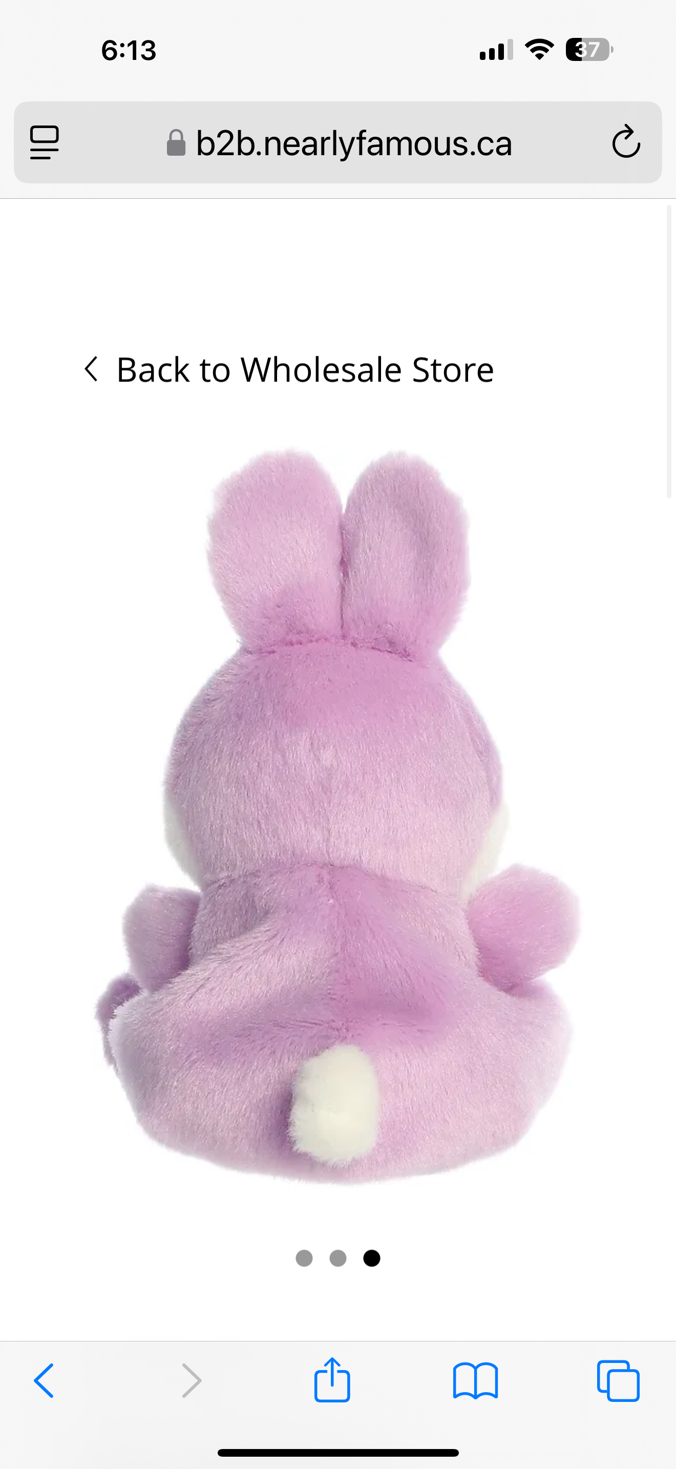 Palm Pals Wisteria Bunny