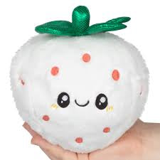 Squishable White Strawberry Snacker