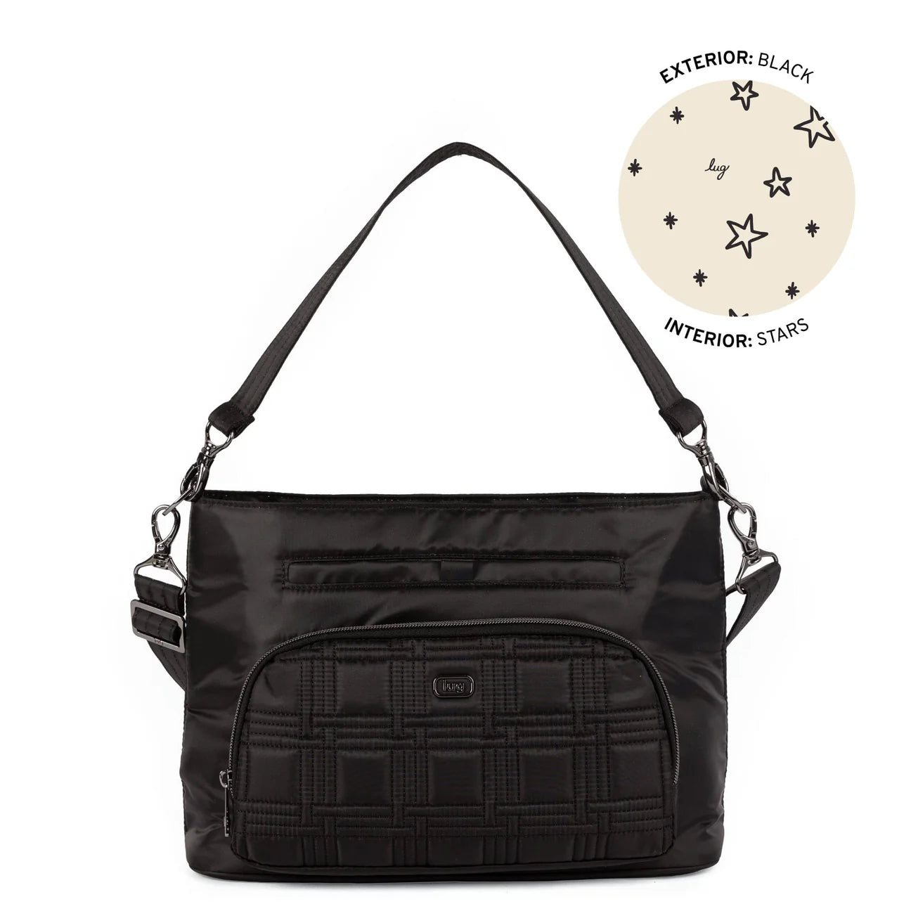 Lug Samba Handbag Black