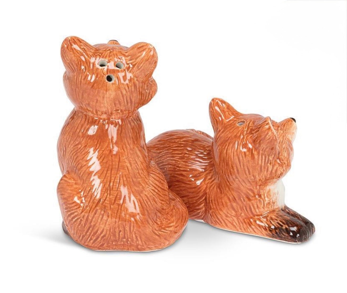 Salt & Pepper Shaker Foxes