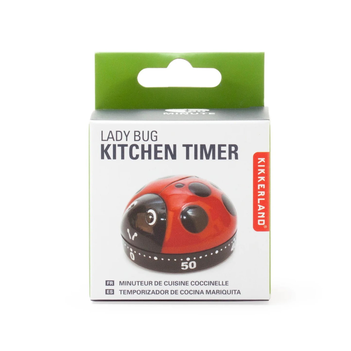 Kikkerland Lady Bug Kitchen Timer