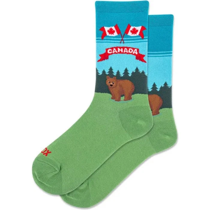 HOTSOX Mens Sock Canada Bear