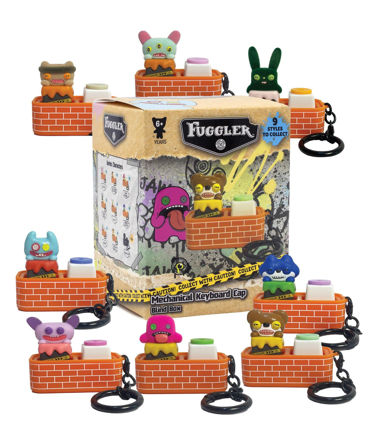 Fugglers Blind Box Clicker Keychain